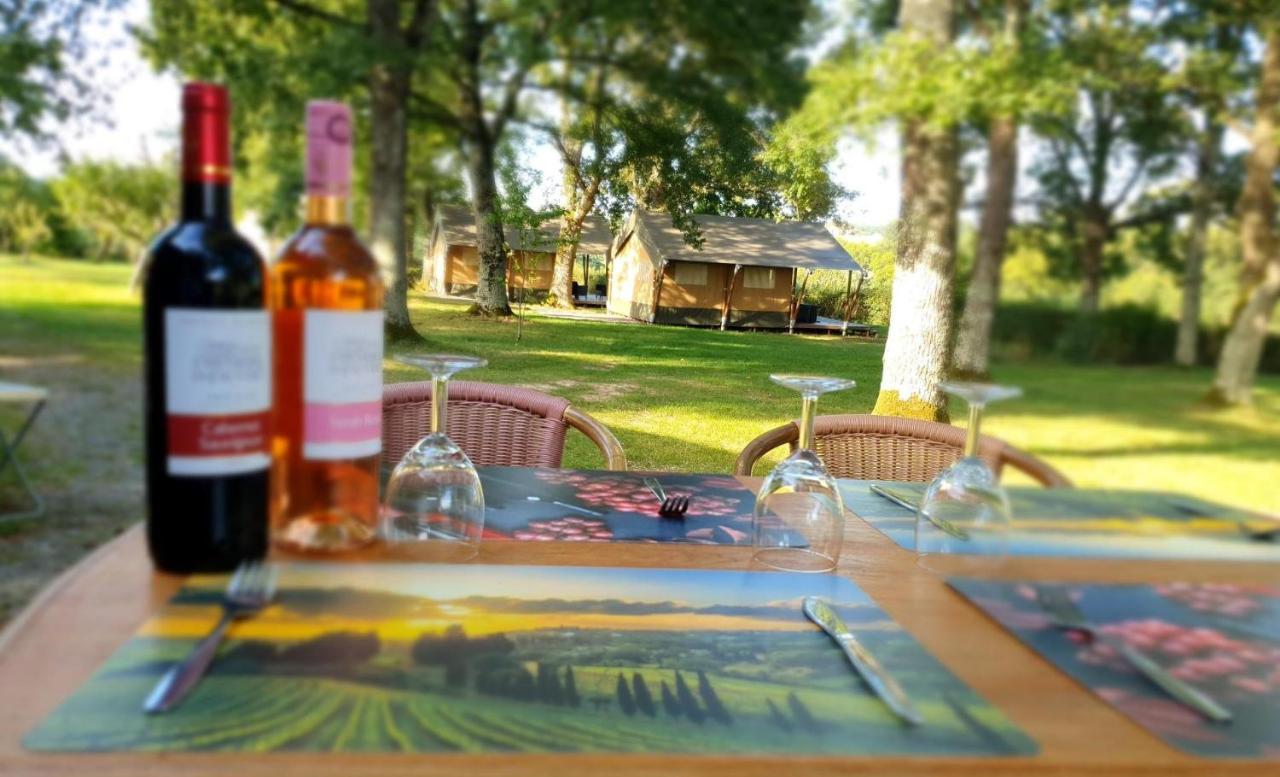 Glamping Les Arbres, Luxe Safaritent Met Zwembad Cronat Eksteriør bilde