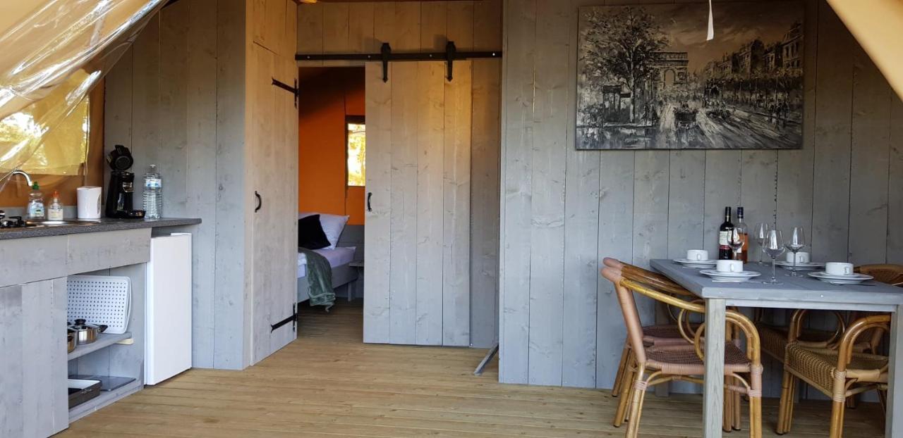 Glamping Les Arbres, Luxe Safaritent Met Zwembad Cronat Eksteriør bilde